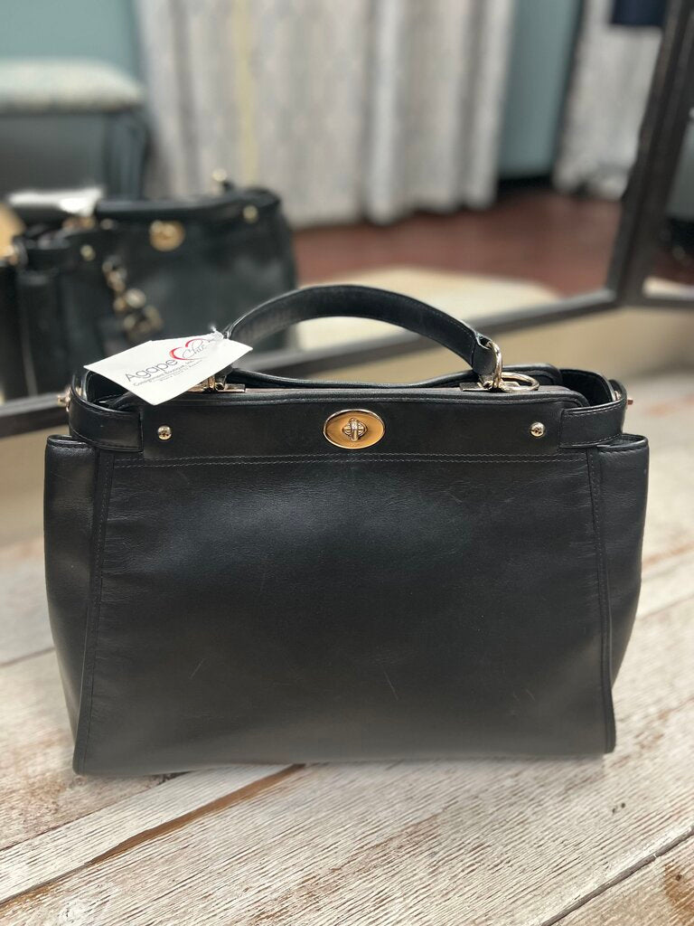 バッグ Coach Gramercy Satchel Leather 2-Way Bag Coach Gramercy Satchel Handbag W/Strap – Agape Chic Consignment