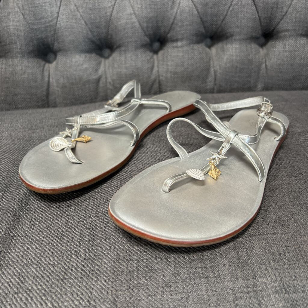 Brighton Oceana Charm Leather Thong Sandals – Agape Chic
